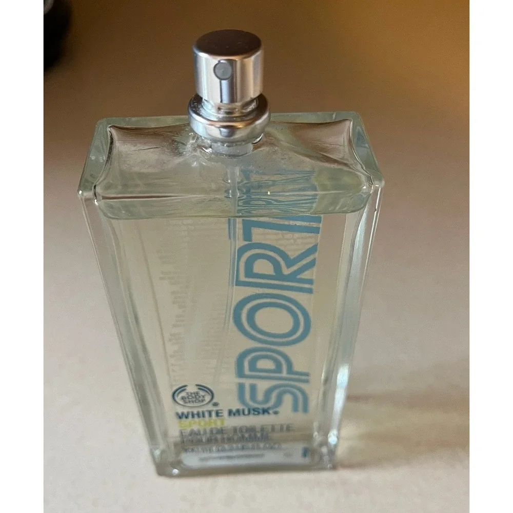 RARE Original 2013 The Body Shop White Musk Sport Men's Eau‎ de Toillete 3.3 OZ